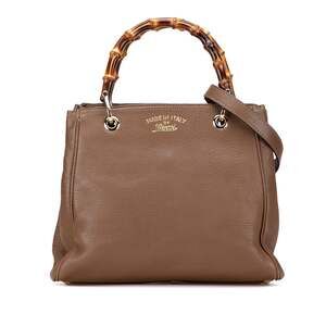Gucci Bamboo Shopper Tote Leather Small #250571G68B